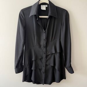 Finley Jenna Crepe Tiered Blouse